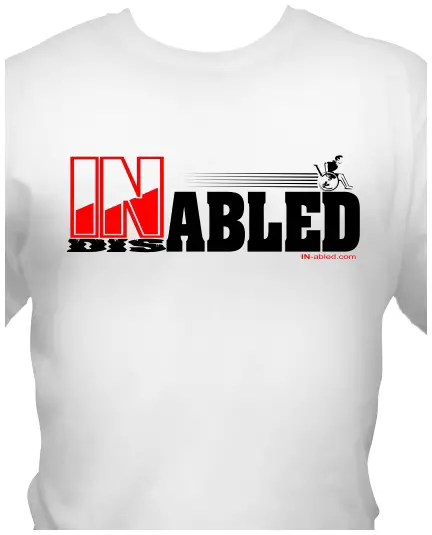 In-abled.com disability T-shirt