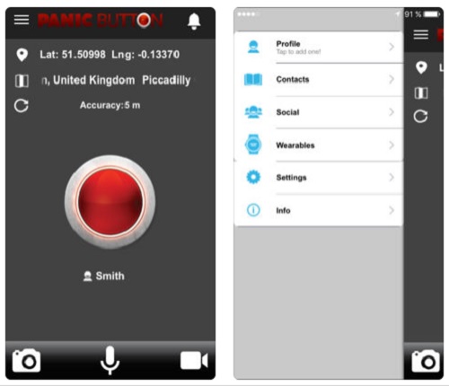 panic button app