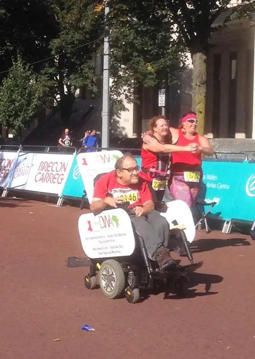 Paul Linwood doing half marathon