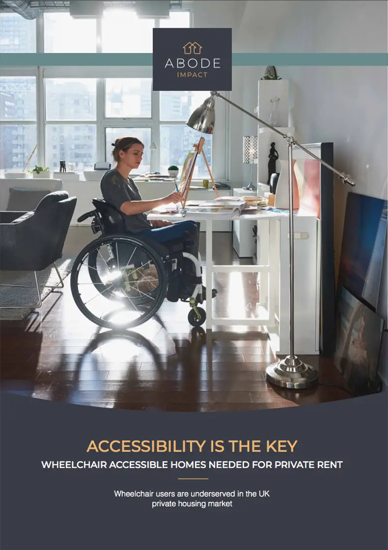 over 90% of wheelchair users struggle to find accessible homes