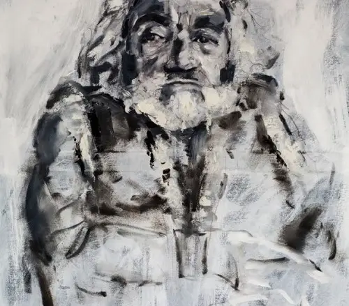 Portrait of Nabil Shaban by Eleanor Johnson