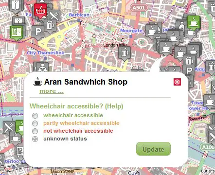 Wheelmap - accessible travel