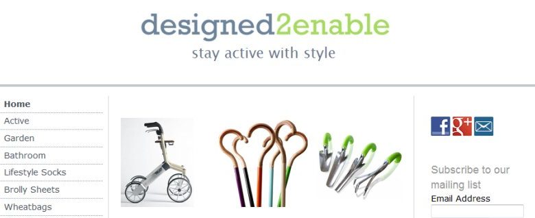 designed2enable | Disability aids