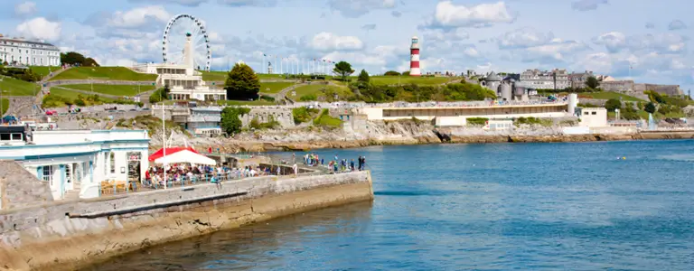 Plymouth coastal town