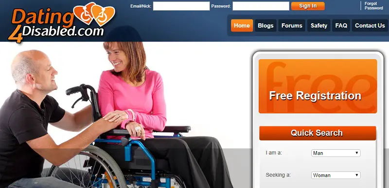 Disabled dating site Dating4Disabled