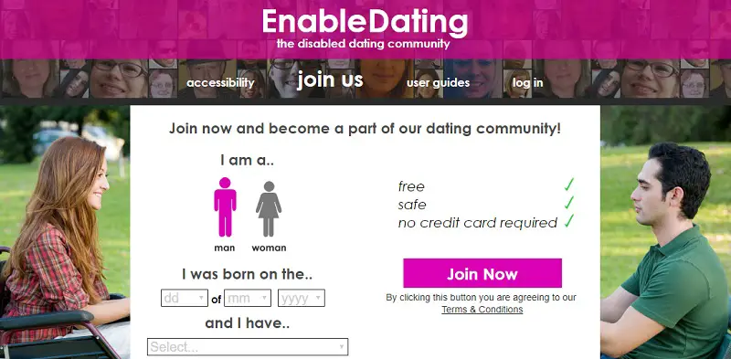 Sito di incontri per disabili Enable Dating