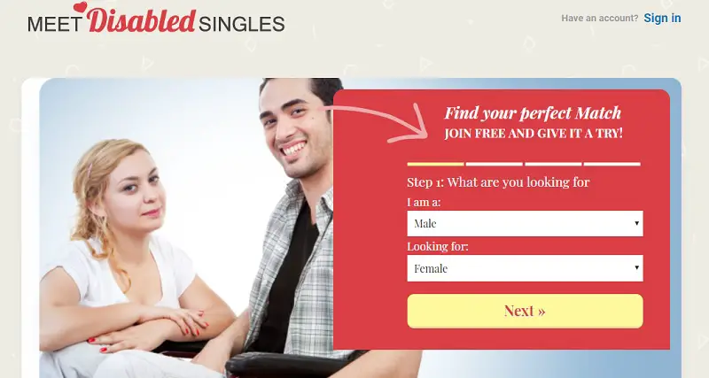 Meet Disabled Singles dating site voor gehandicapten