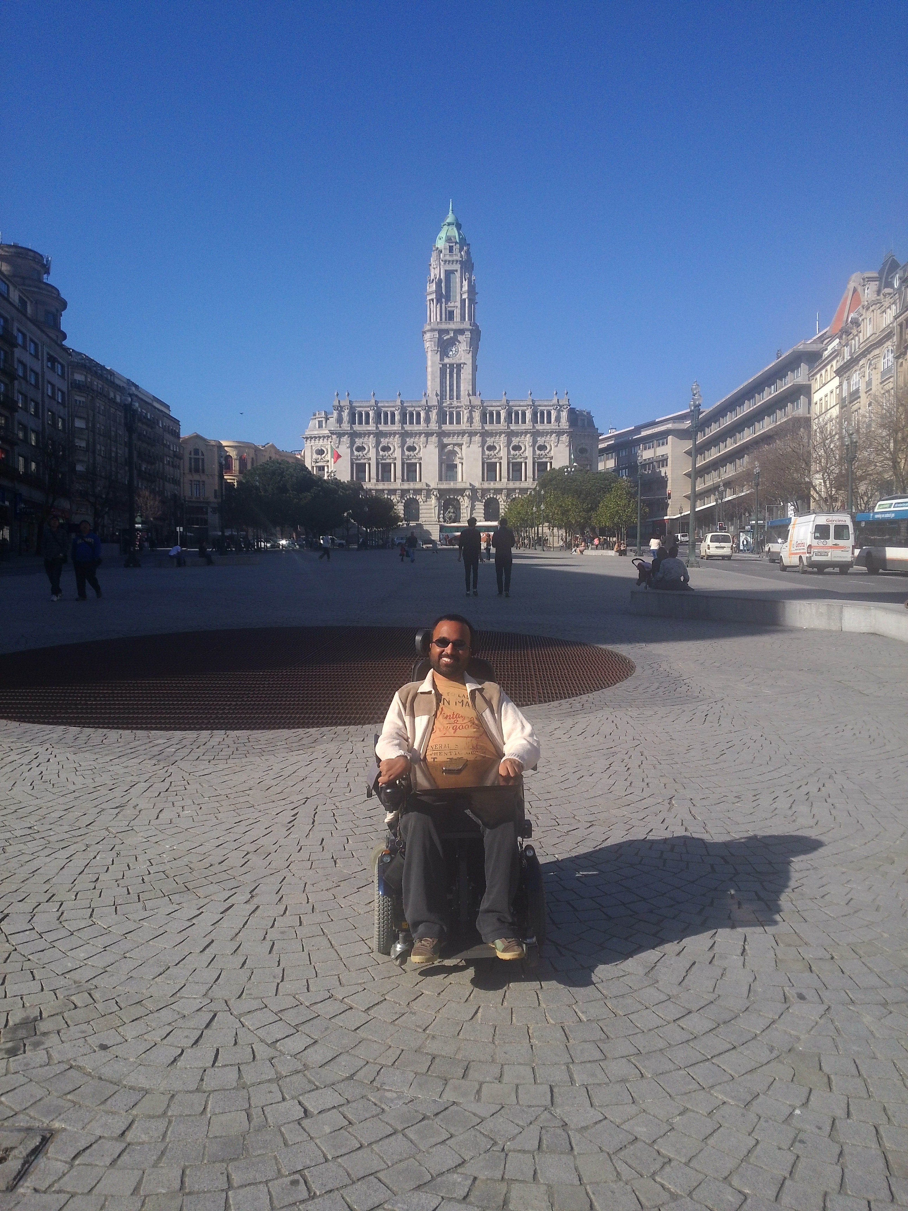 Me at Porto City Hall.