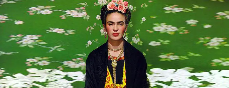 Painting of Frida Kahlo