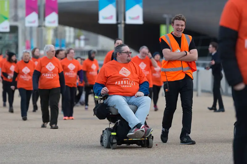 Parallel London disabled participants