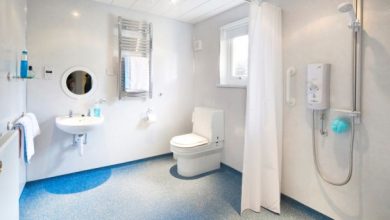 Accessible bathroom wet room from Clos-O-Mat