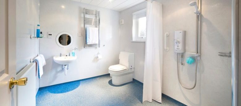 Accessible bathroom wet room from Clos-O-Mat