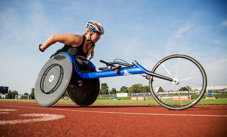 Disabled athlete Arielle