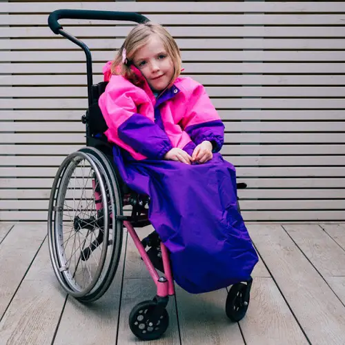 Willow Bug pink wheelchair cape
