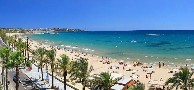 Beach in Salou Spain