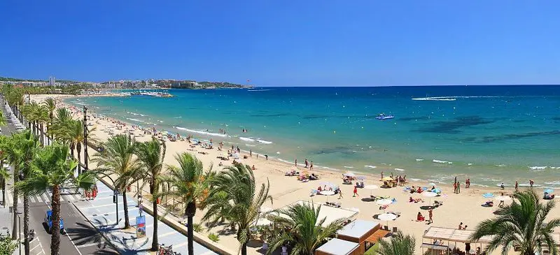 Beach in Salou Spain