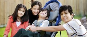 Siblings with disabled brother