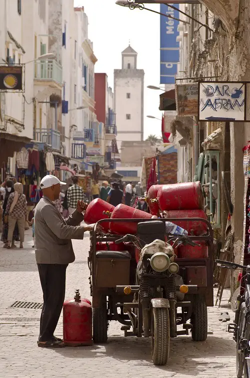 Accessible Morocco visiting Essaouira on a mobility scooter