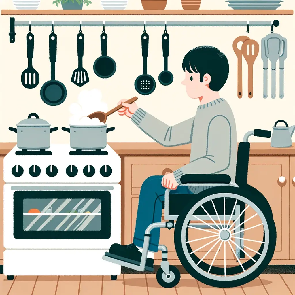 Trim and tasty cooking made easier for disabled people Disability