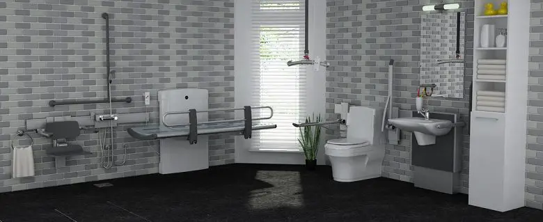 Closomat adapted bathroom