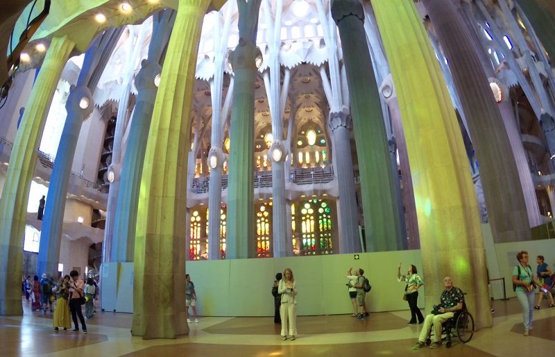 Wolf inside Sagrada Familia cathederal