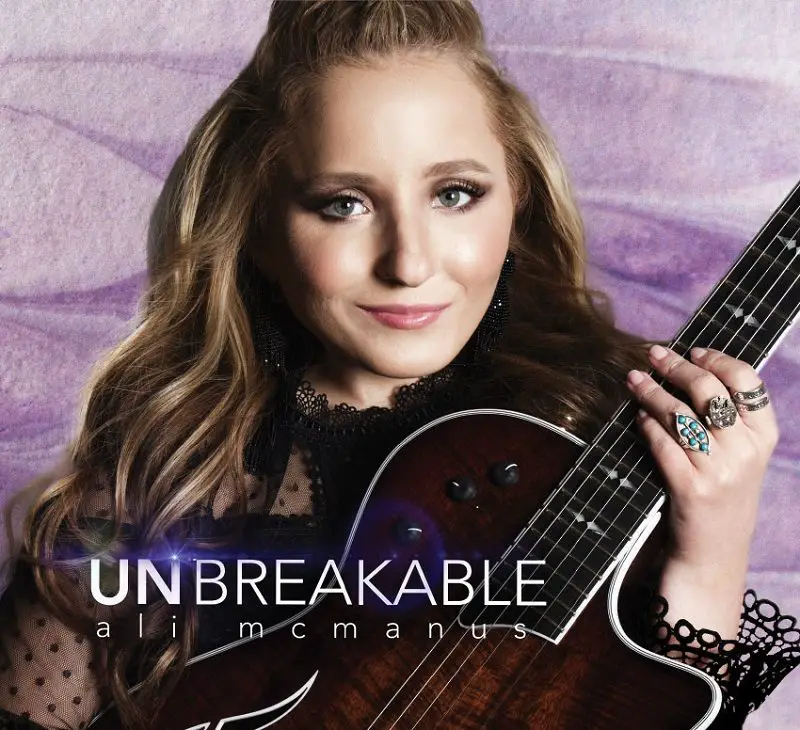 Disabled musician Ali McManus Unbreakable album cover