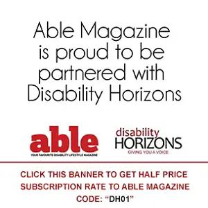 Able magazine and Disability collaboration promo