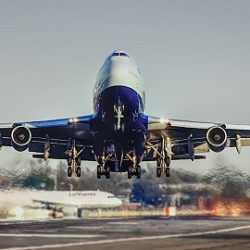 Aeroplane taking off
