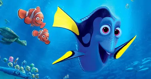 Dory with Marlin and Nemo in Finding Nemo