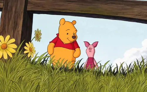Piglet with Winnie the Pooh