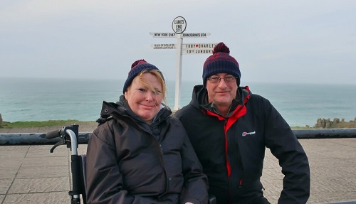The Bimblers at Lands End in Cornwall