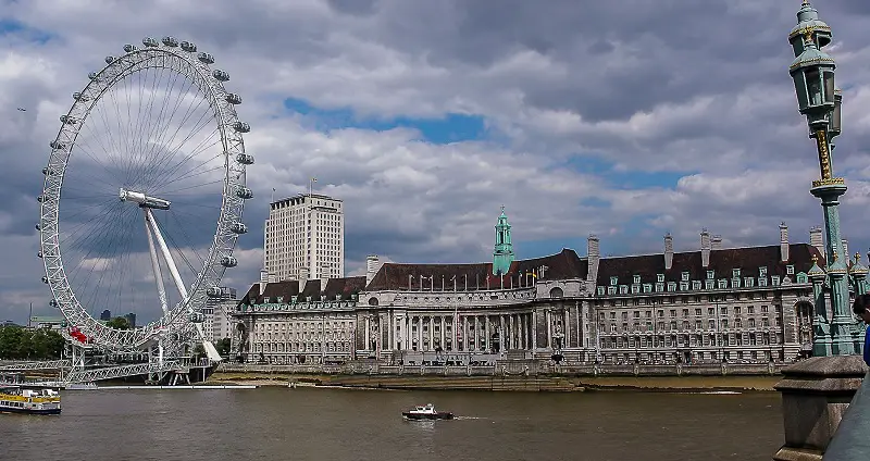 London Eye on the South Bank