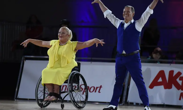 Para Dance couple Strictly Wheels performing at Para Dance Sport World Championships