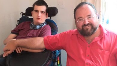 Duncan with his son Joe who has Dravet Syndrome