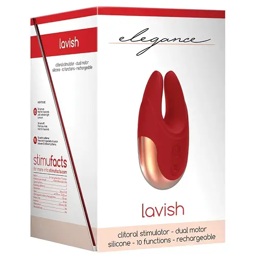 Elegance Lavish Dual Motor Clitoral Stimulator sex toy