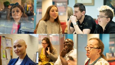 Collection of images of people with visible differences using the Changing Faces support services