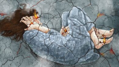 Covid-19 artwork showing how isolation feels