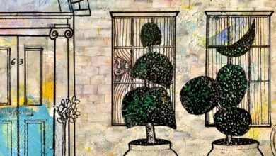 Illustration by a disabled artist of what shielding is like cropped