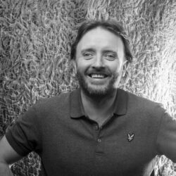 Chris McCausland black and white profile photo