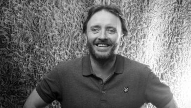 Chris McCausland black and white profile photo