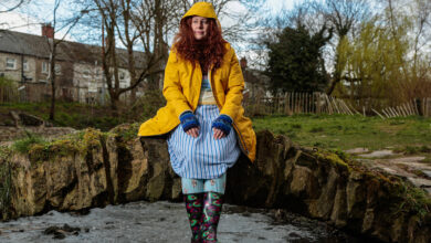 Woman surrounded by trees - The Hollow - BBC Arts