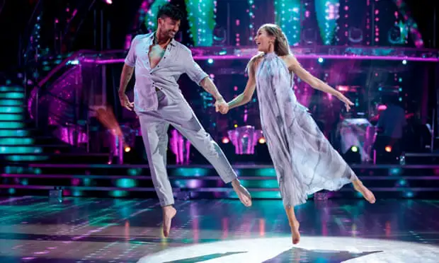 Rose Ayling-Ellis and Giovanni dancing their couple's choice on Strictly Come Dancing