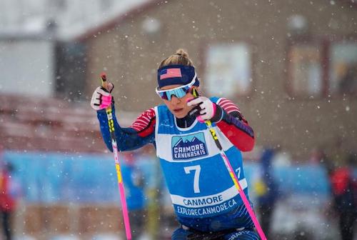 Oksana Masters skiin