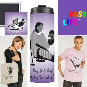 Busy Life store image showing a range of Winter Paralympics merchandise