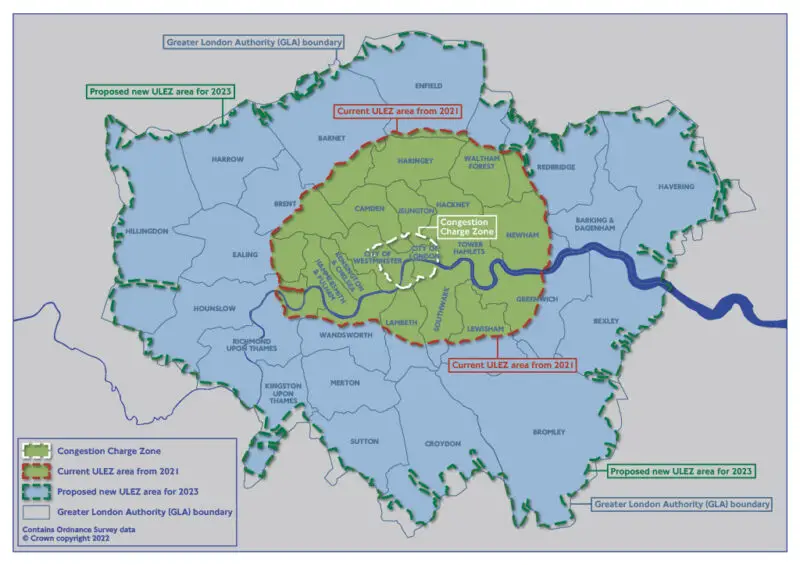 Tfl Low Emission Zone Map vrogue.co