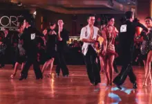 People dancing on the dance floor